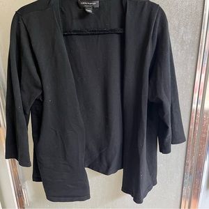 Cable and gauge cardigan